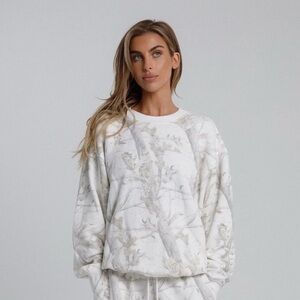 Paige Lorenz Dairy Boy Woodland Camo Crewneck NWT